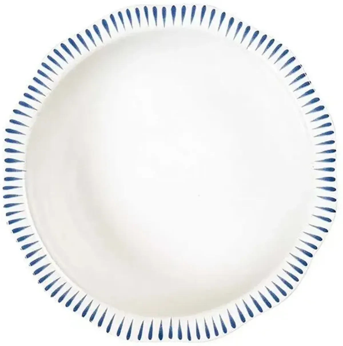 Sitio Stripe 12" Serving Bowl - Delft Blue - Juliska