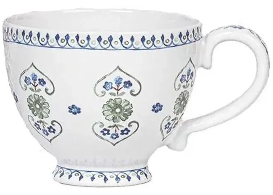 Villa Seville Breakfast Cup - Chambray - Juliska - Blue