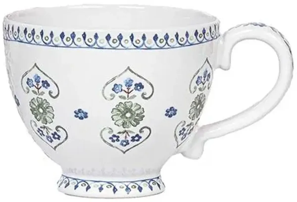 Villa Seville Breakfast Cup - Chambray - Juliska - Blue