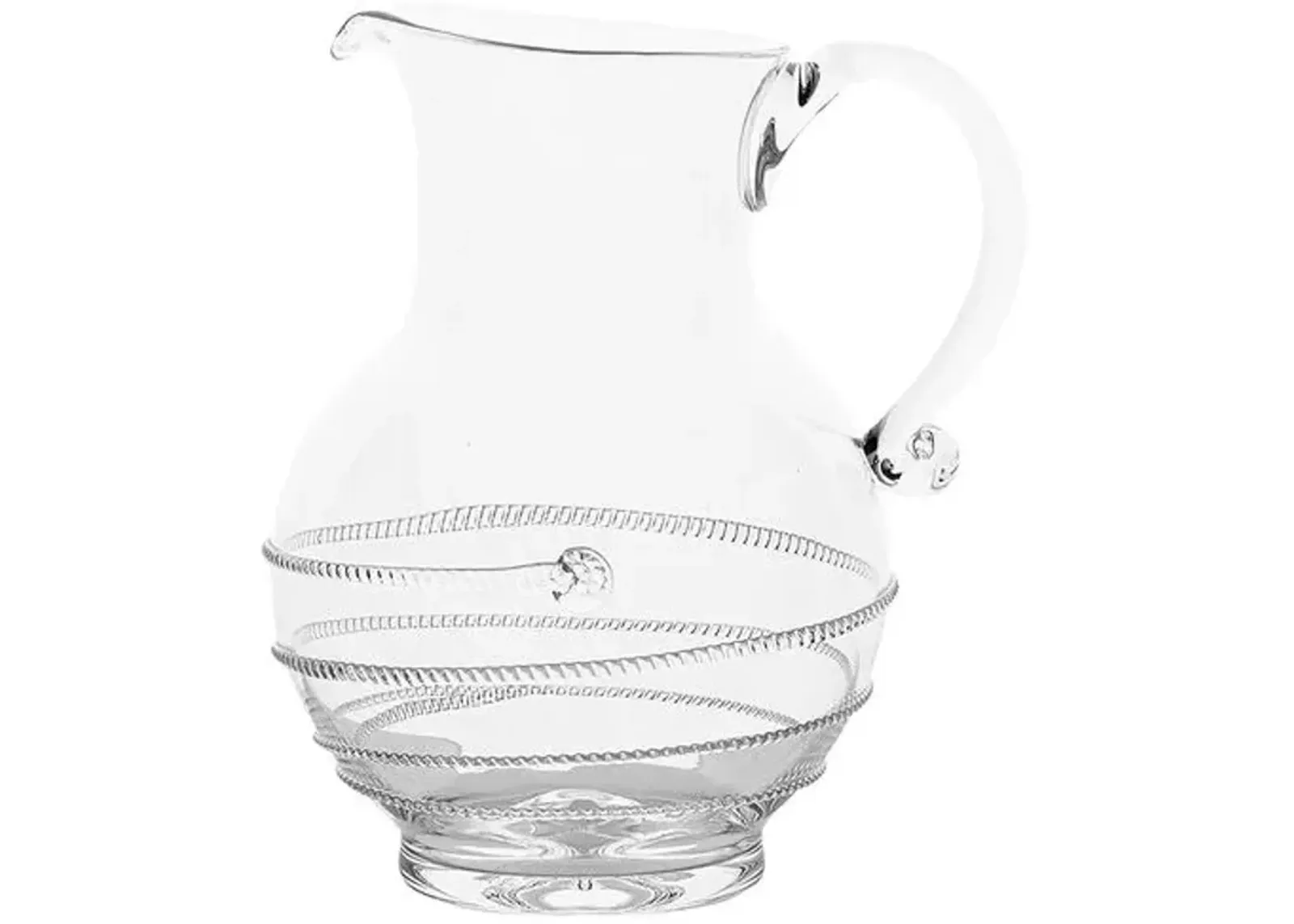 Amalia Glass Round Pitcher - Juliska - Clear