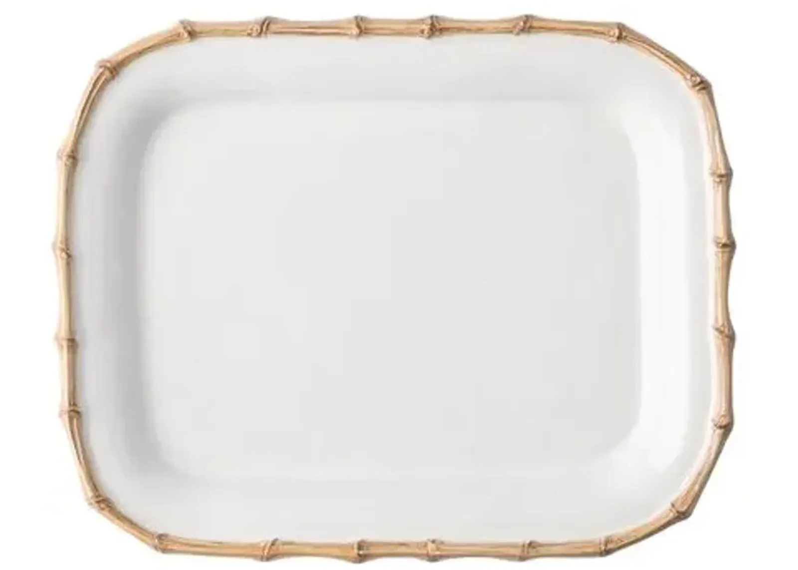 Bamboo Platter - Juliska - White