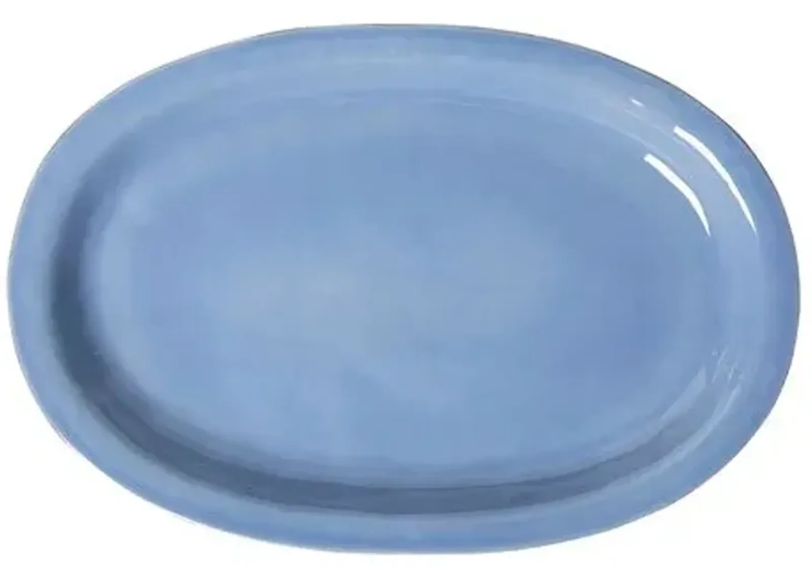 Puro 16" Platter - Chambray - Juliska - Blue