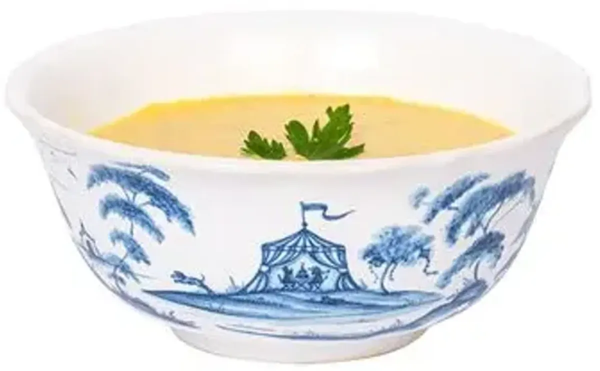 Country Estate Cereal/Ice Cream Bowl - Delft Blue - Juliska