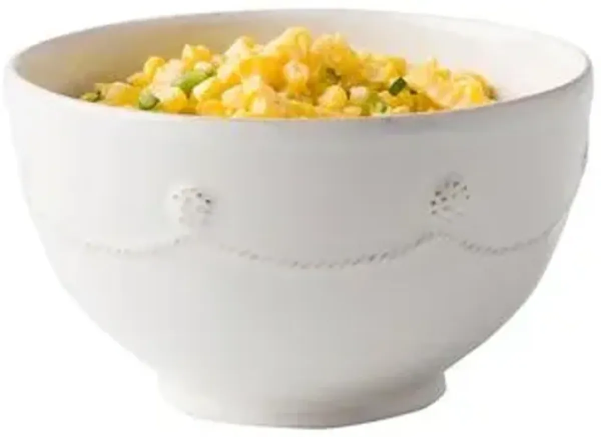 Berry & Thread Cereal/Ice Cream Bowl - Whitewash - Juliska