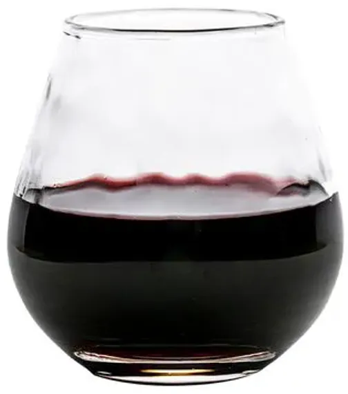 Puro Stemless Red Wine Glass - Juliska - Clear