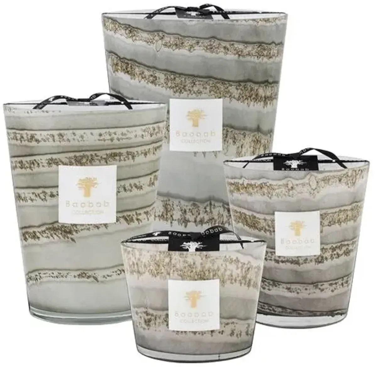 Sand Atatcama Candle - BAOBAB COLLECTION - Gray