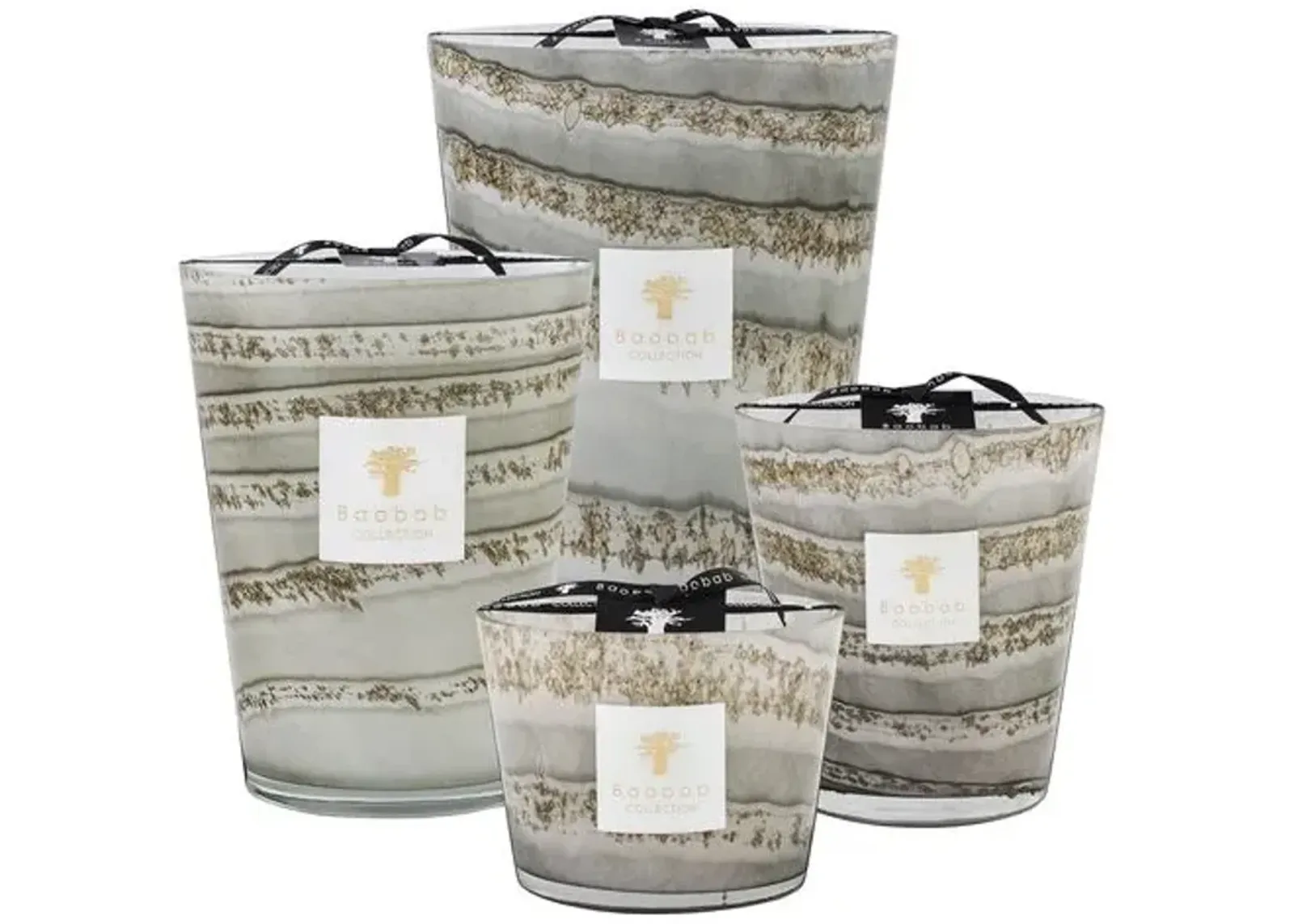 Sand Atatcama Candle - BAOBAB COLLECTION - Gray