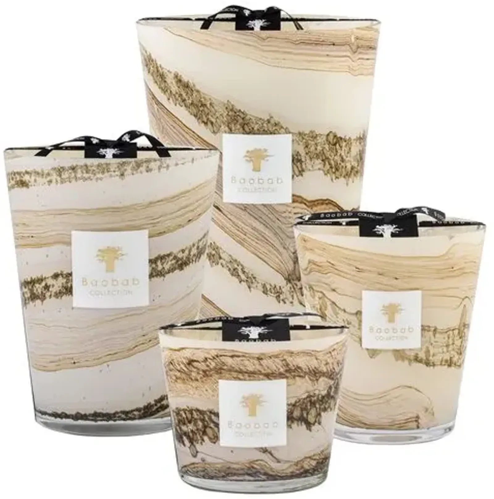 Sand Siloli Candle - BAOBAB COLLECTION - Brown