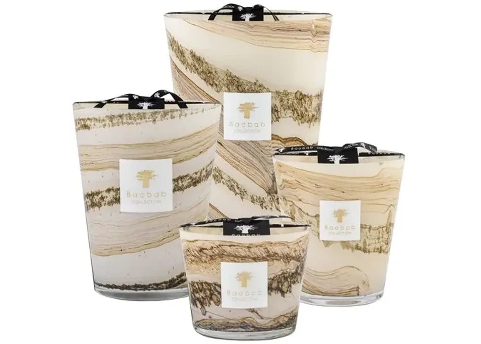 Sand Siloli Candle - BAOBAB COLLECTION - Brown