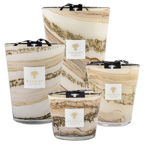 Sand Siloli Candle - BAOBAB COLLECTION - Brown