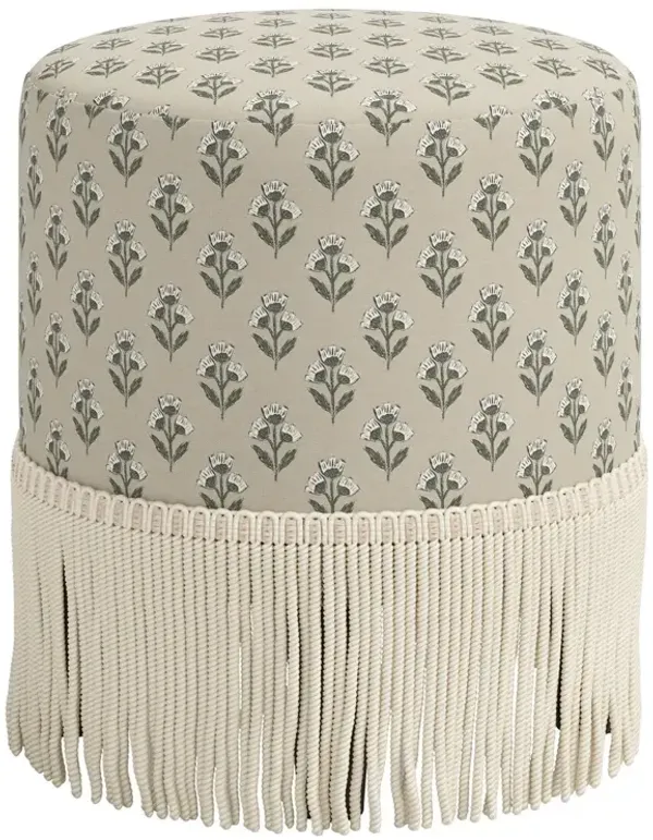 Ann Fringe Ottoman, Francie