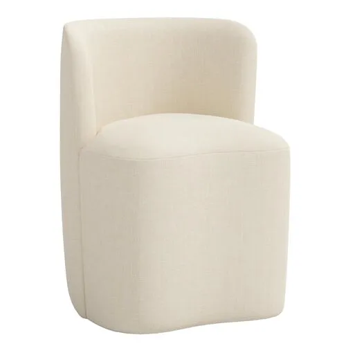 Gail Dining Chair - Linen - Ivory