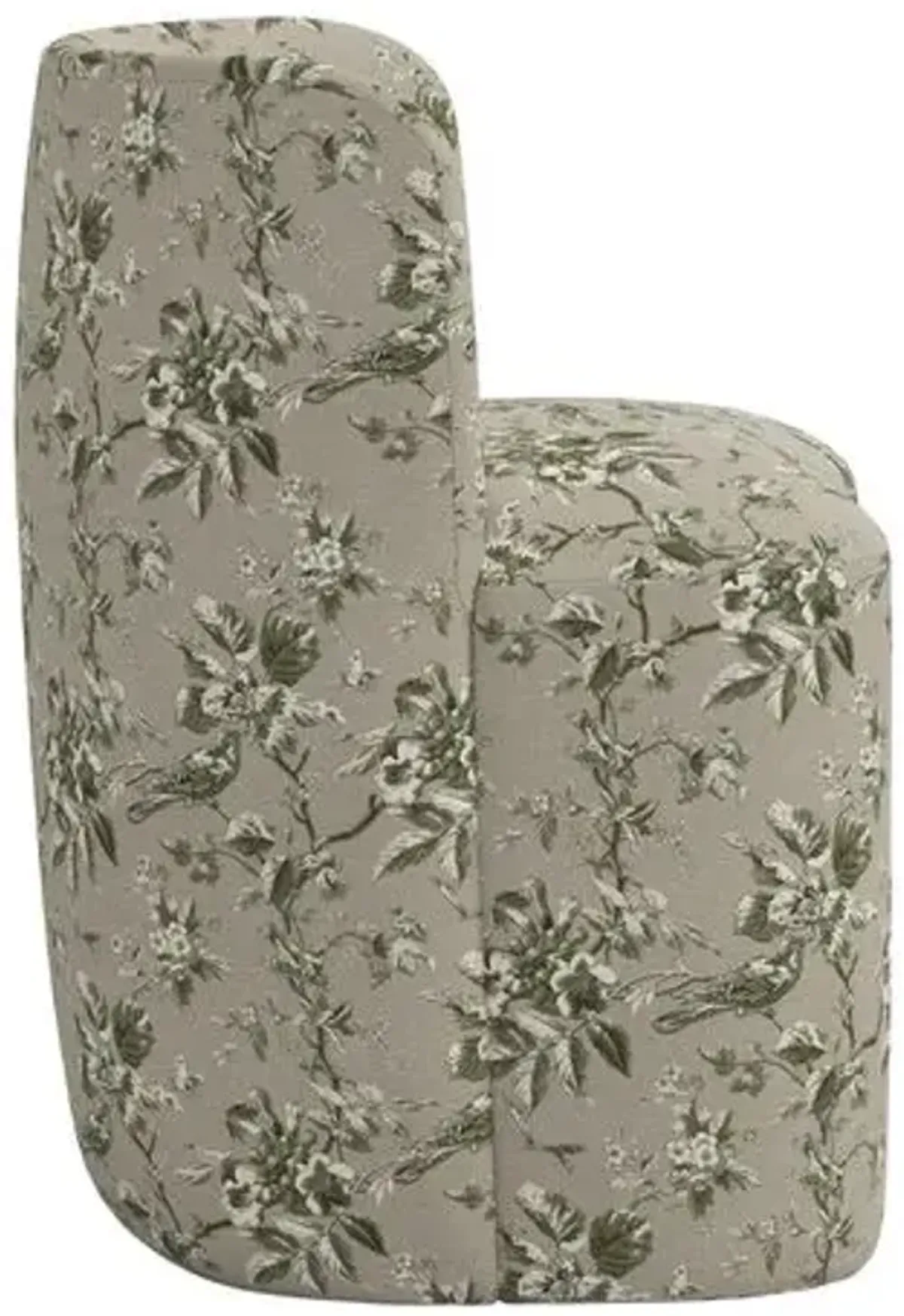 Gail Dining Chair - Michigan Bird Toile - Green