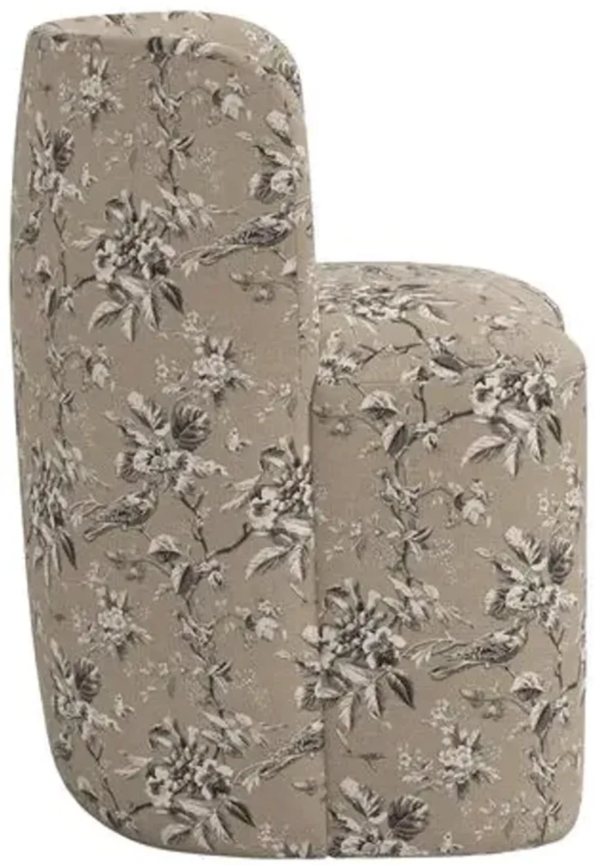 Gail Dining Chair - Michigan Bird Toile - Beige