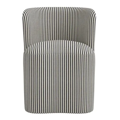 Gail Dining Chair - Jane Stripe - Gray