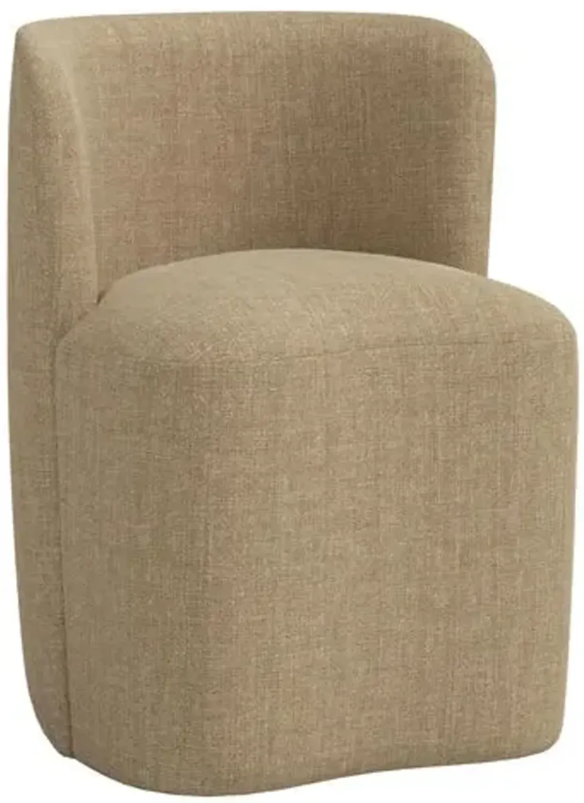 Gail Dining Chair - Linen - Brown