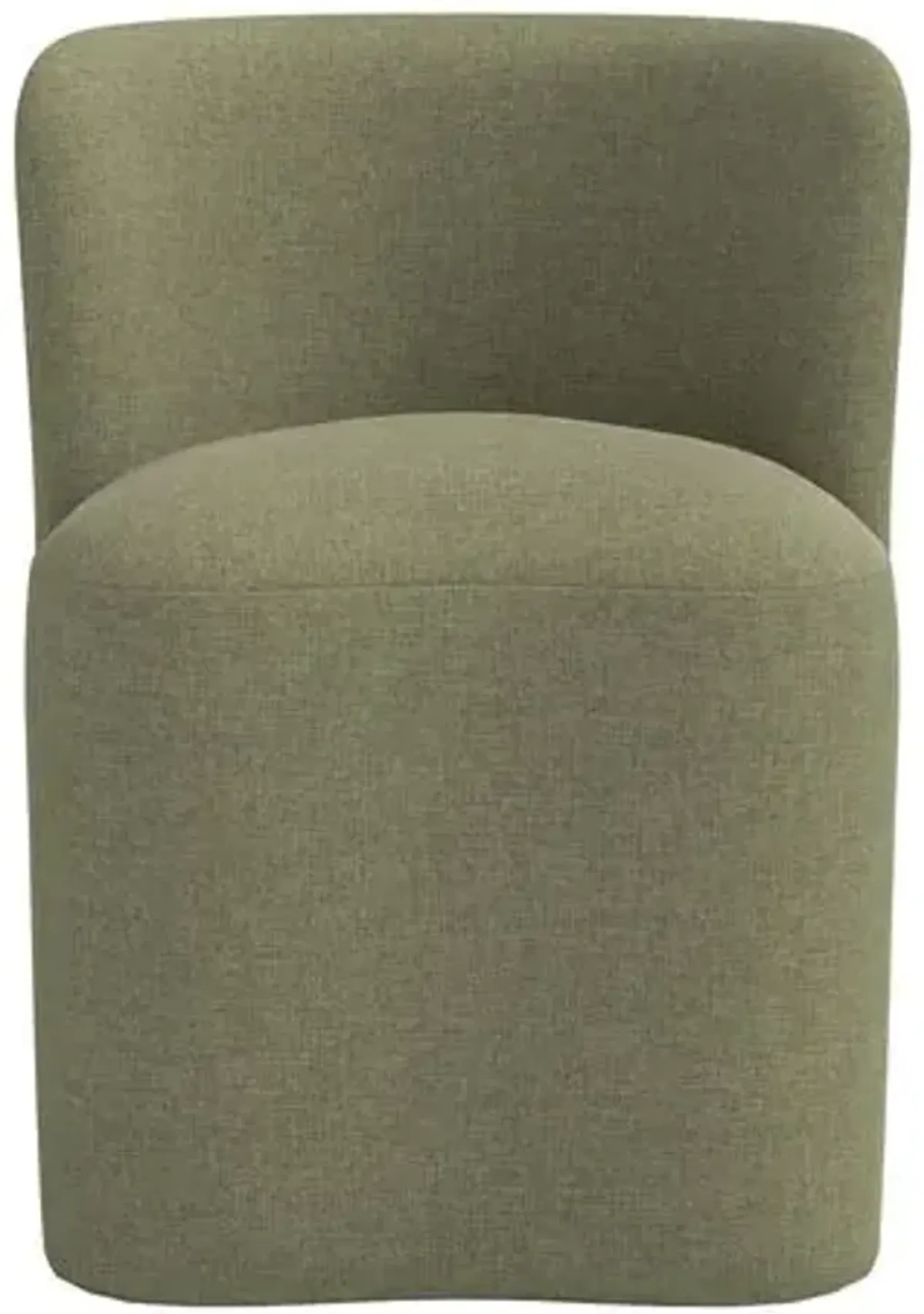 Gail Dining Chair - Linen - Green