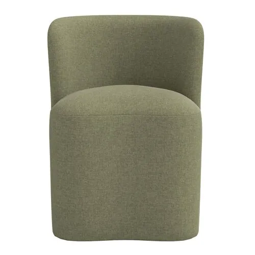 Gail Dining Chair - Linen - Green