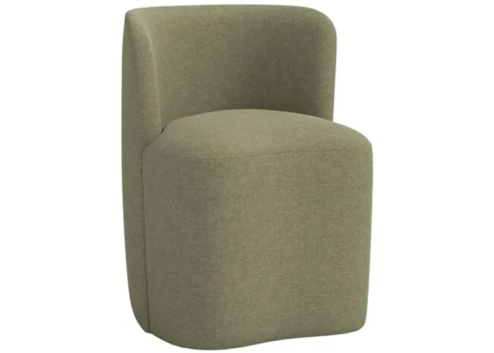 Gail Dining Chair - Linen - Green