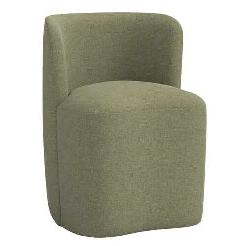 Gail Dining Chair - Linen - Green