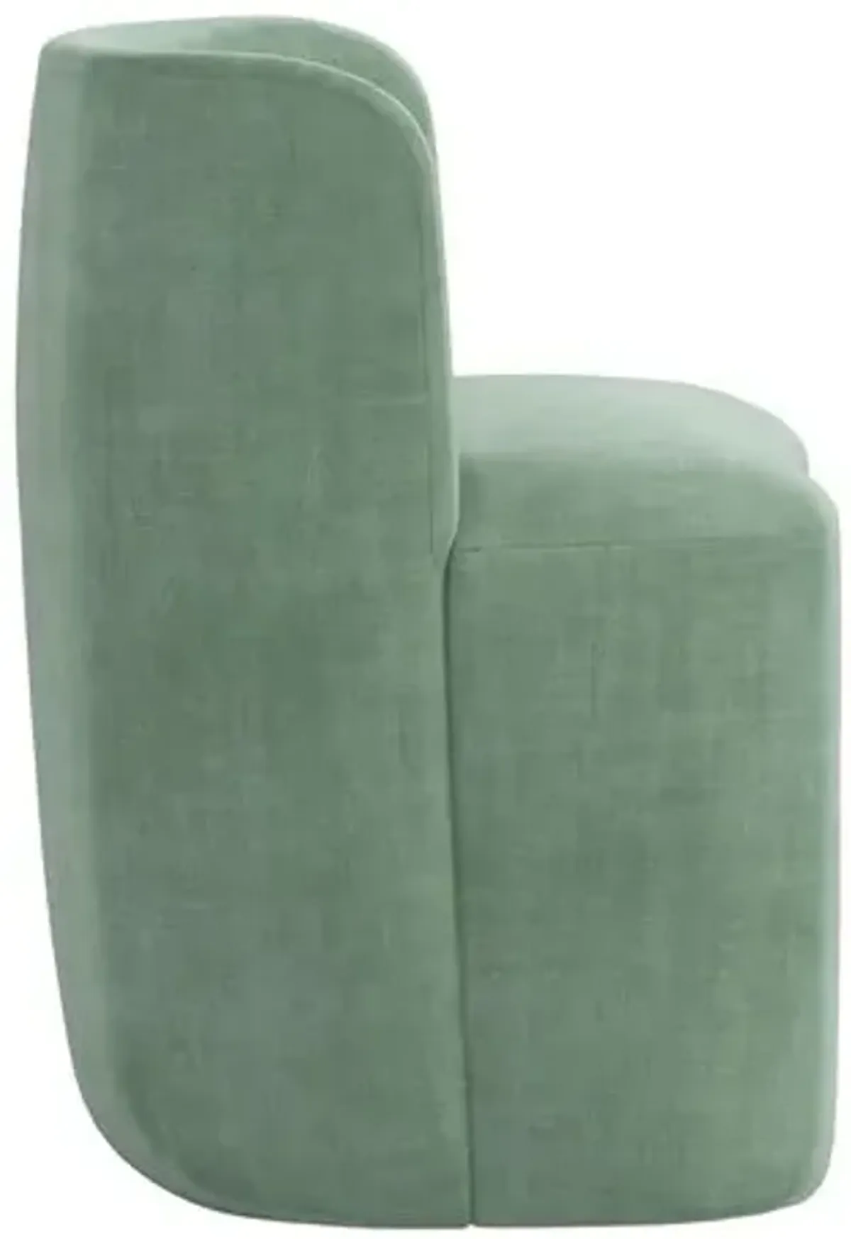 Gail Dining Chair - Velvet - Green