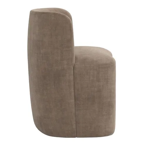 Gail Dining Chair - Velvet - Gray