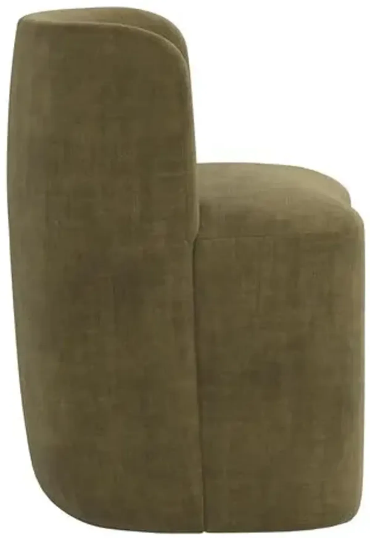 Gail Dining Chair - Velvet - Green