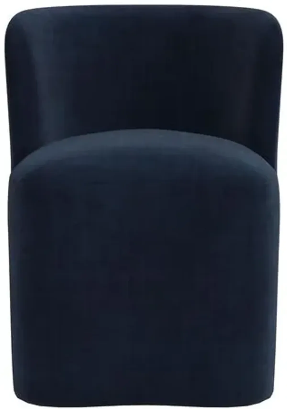 Gail Dining Chair - Velvet - Blue