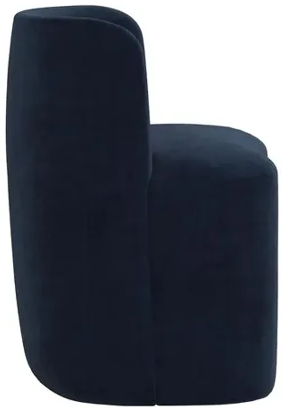 Gail Dining Chair - Velvet - Blue