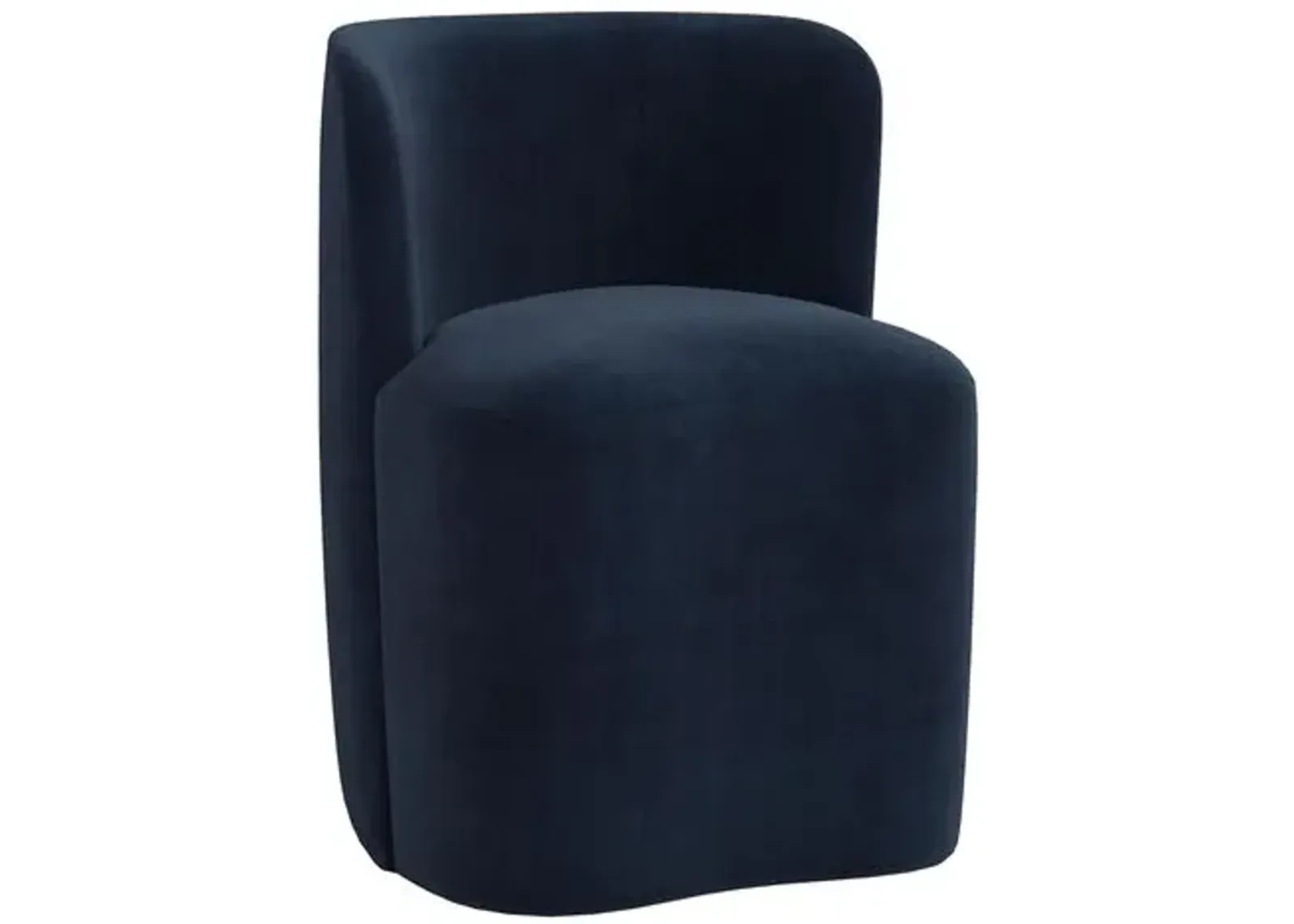 Gail Dining Chair - Velvet - Blue