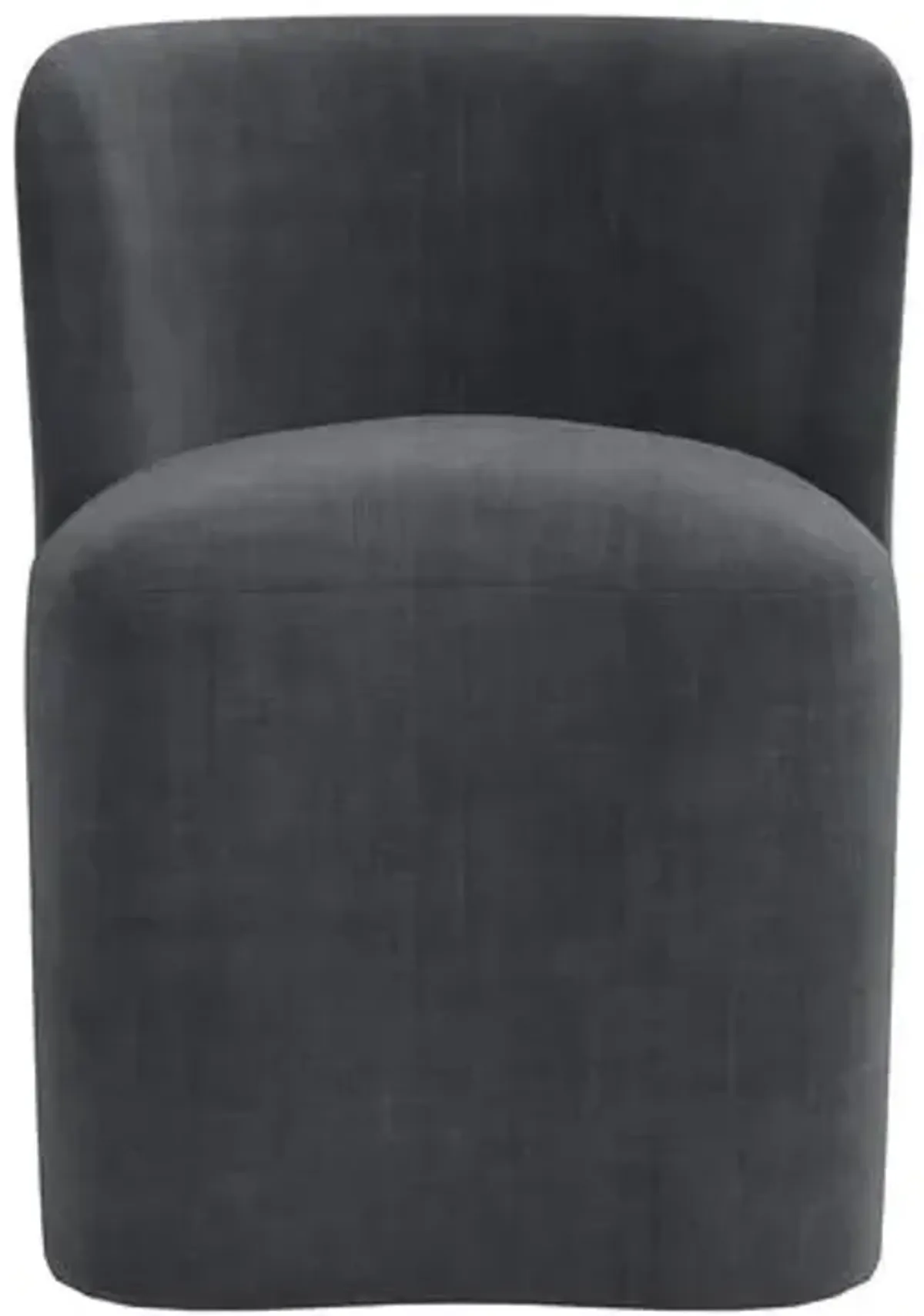 Gail Dining Chair - Velvet - Gray