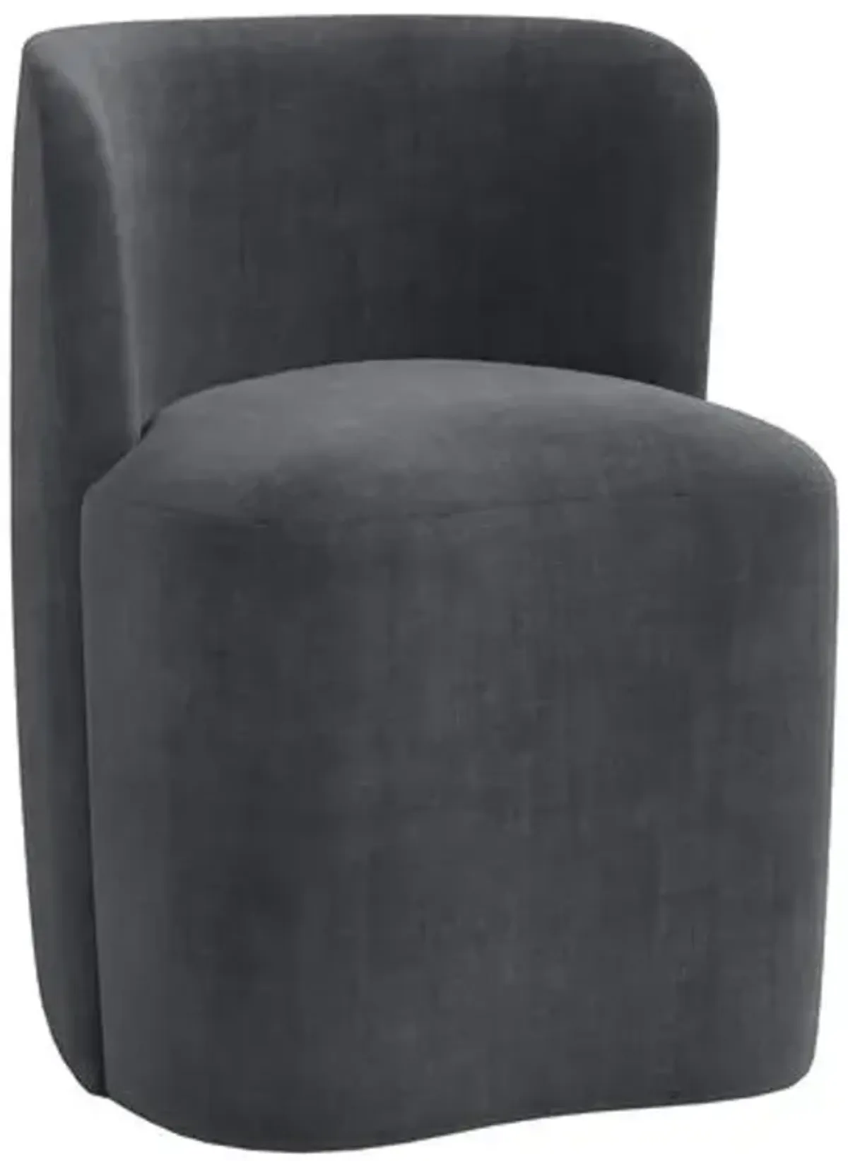 Gail Dining Chair - Velvet - Gray