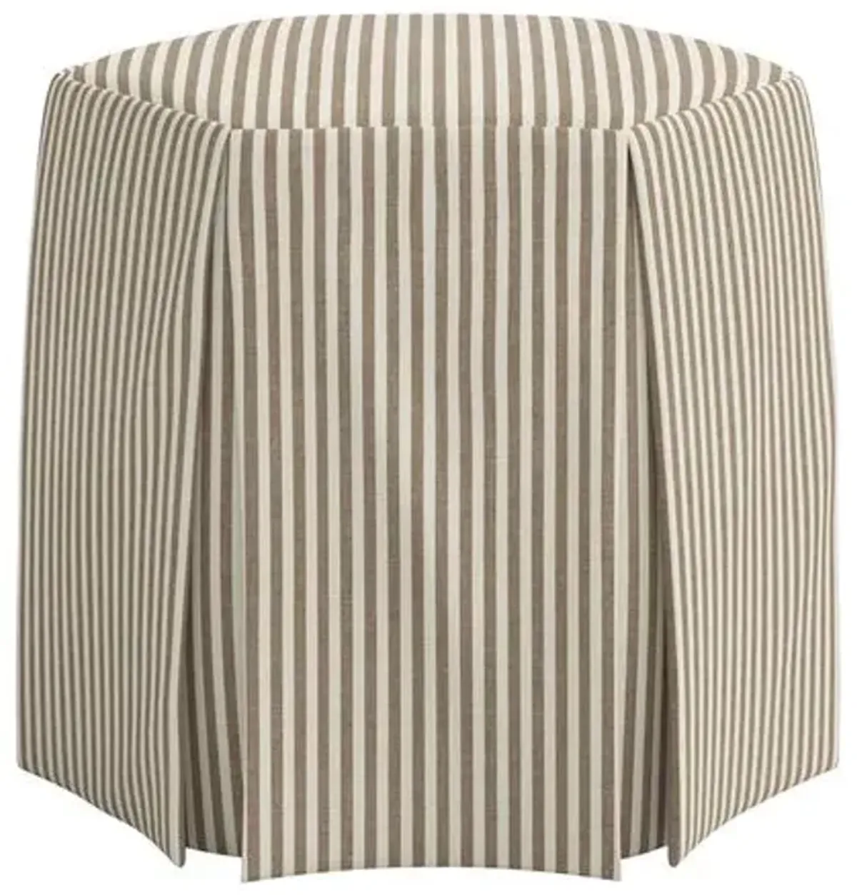 Jessie Ottoman - Jane Stripe - Brown