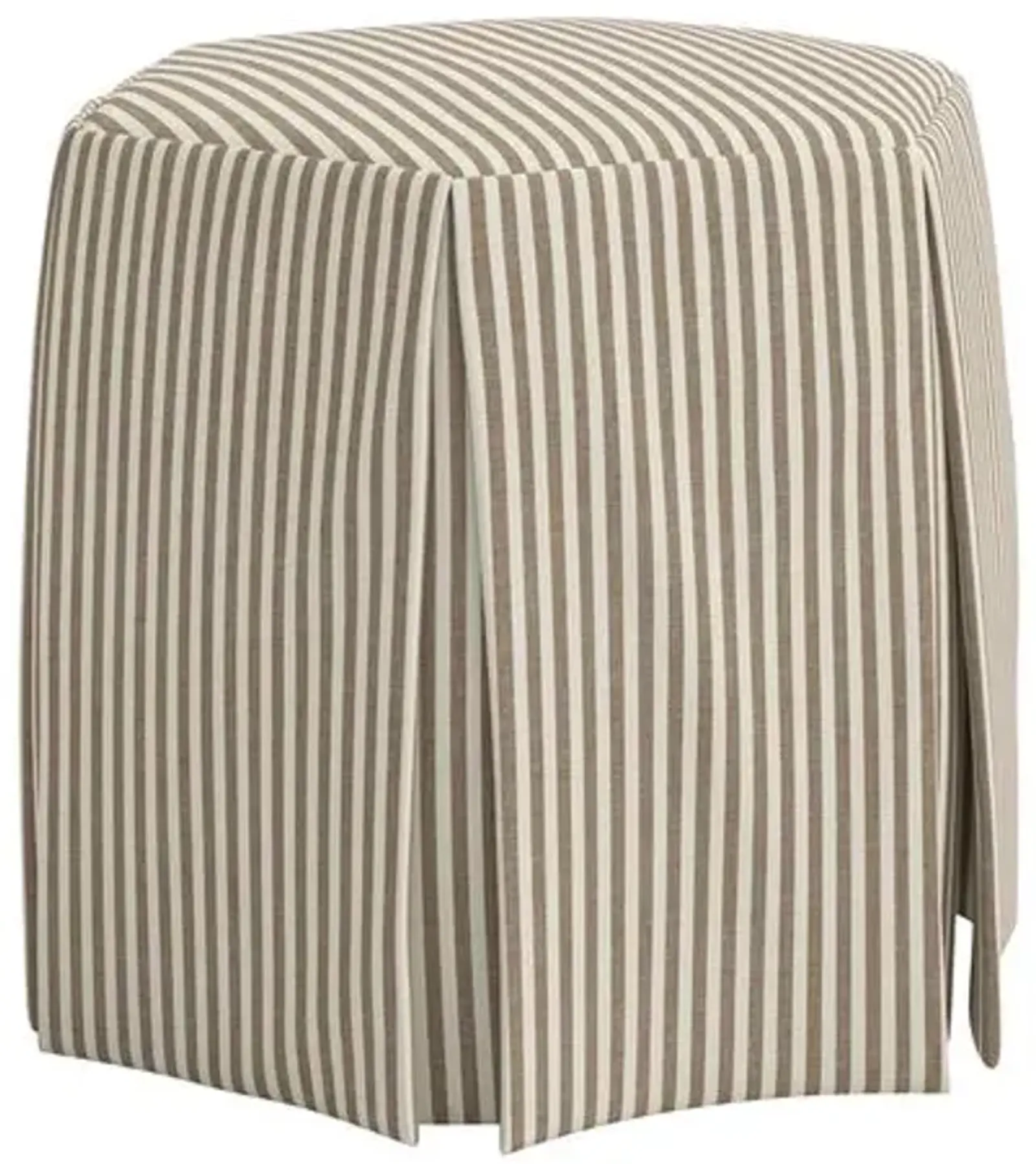 Jessie Ottoman - Jane Stripe - Brown