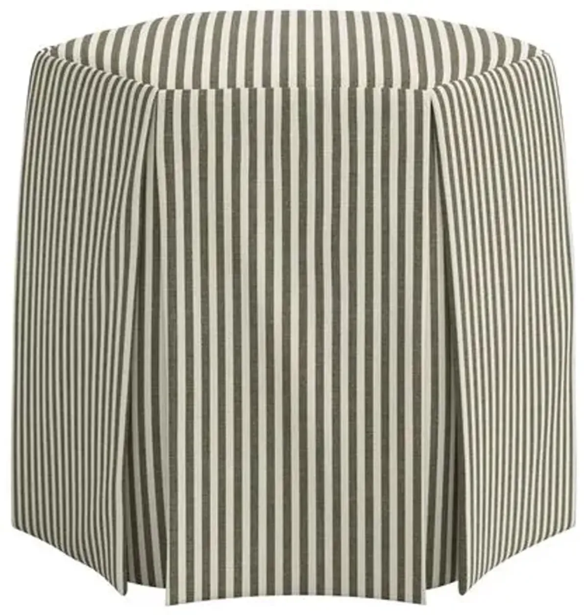 Jessie Ottoman - Jane Stripe - Green