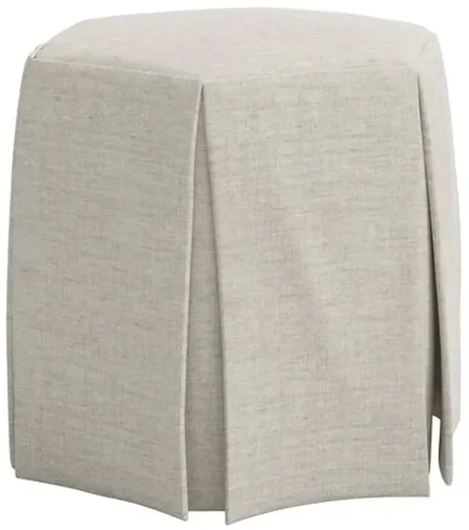 Jessie Ottoman - Linen - Gray