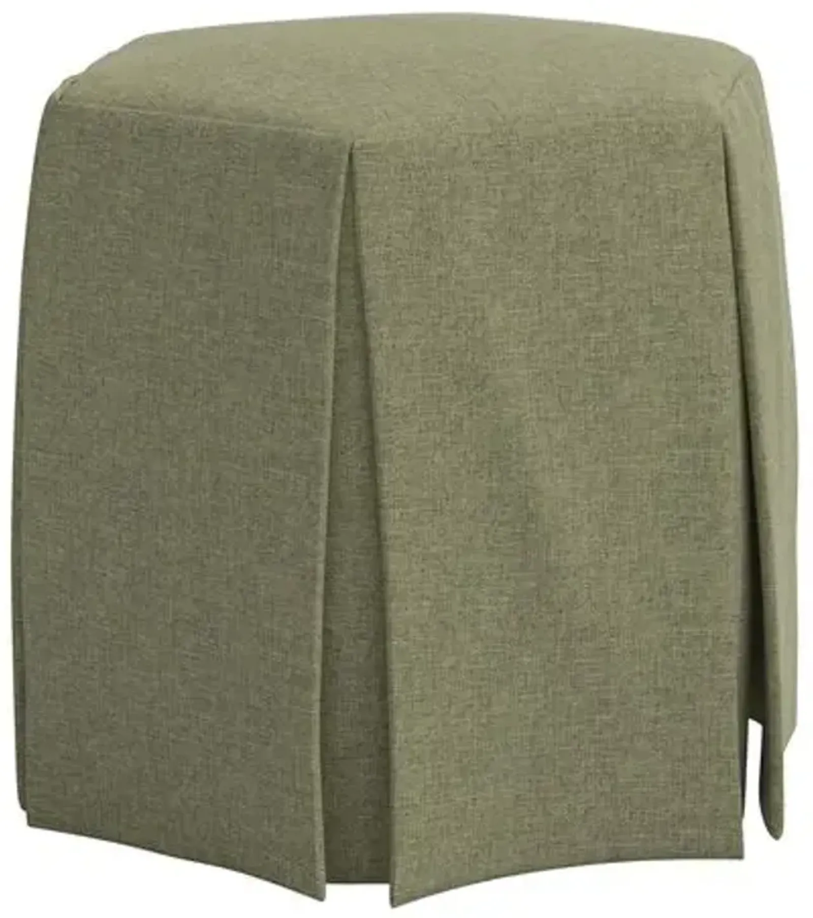 Jessie Ottoman - Linen - Green