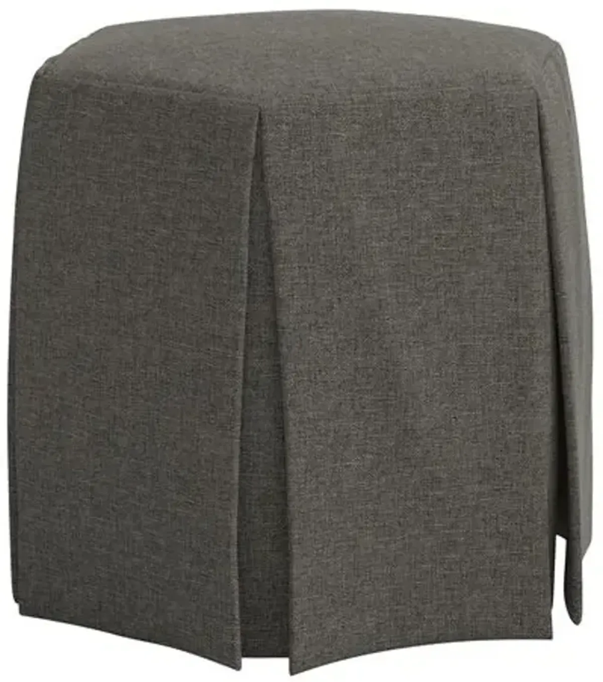 Jessie Ottoman - Linen - Gray