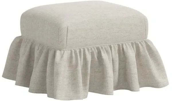 June Ottoman, Linen