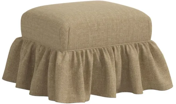 June Ottoman, Linen