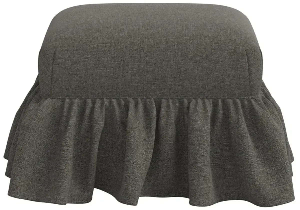 June Ottoman, Linen