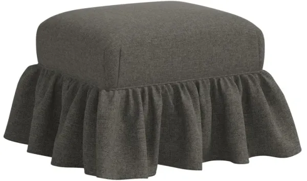 June Ottoman, Linen
