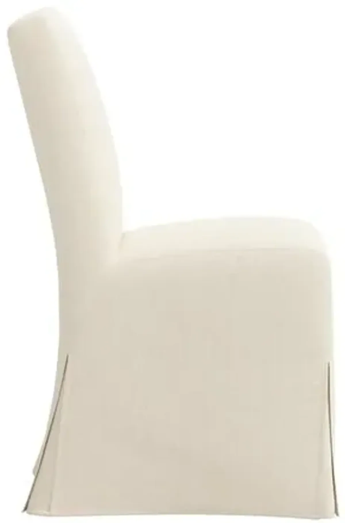 Lindy Slipcover Dining Chair - Linen - Ivory