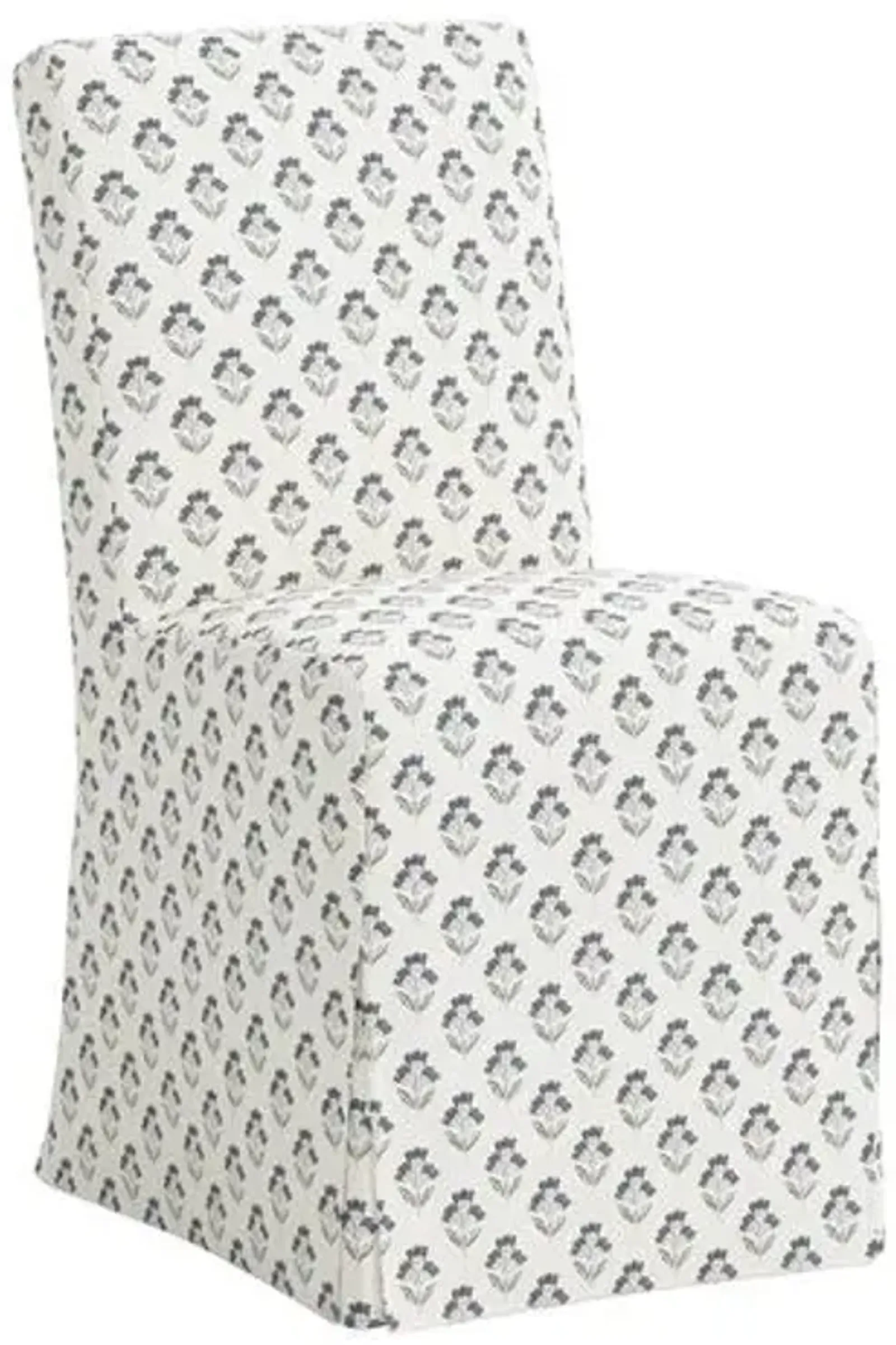 Lindy Slipcover Dining Chair - Francie - Blue