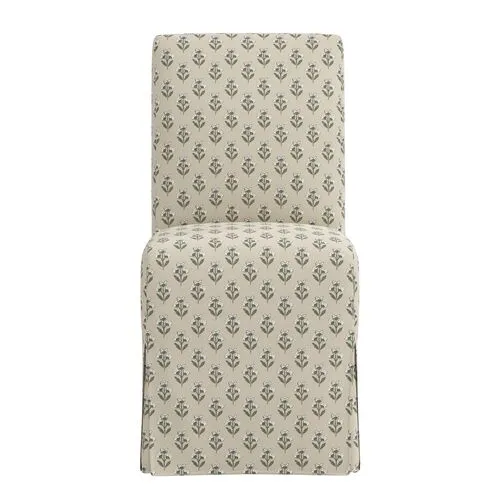 Lindy Slipcover Dining Chair - Francie - Green