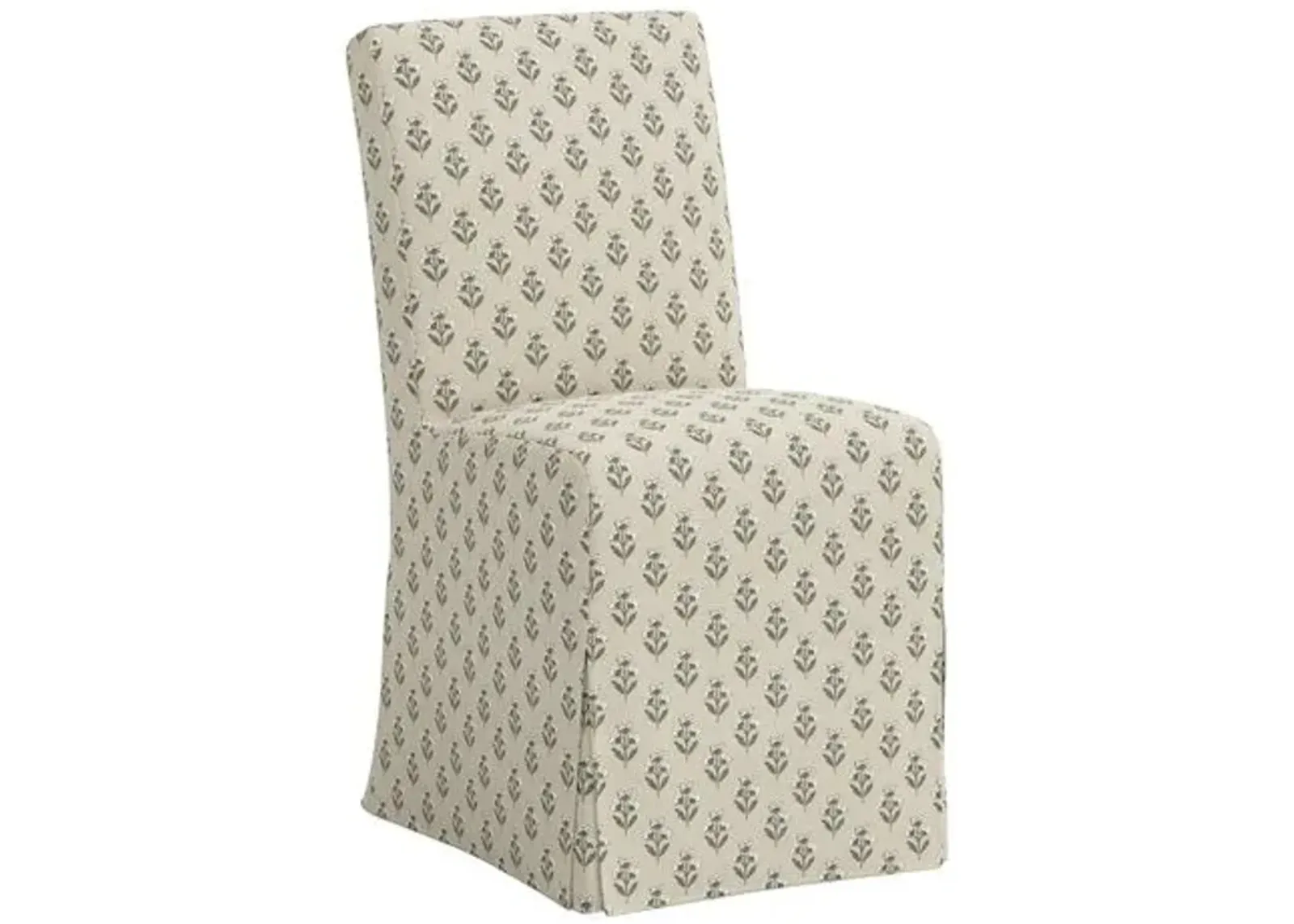 Lindy Slipcover Dining Chair - Francie - Green