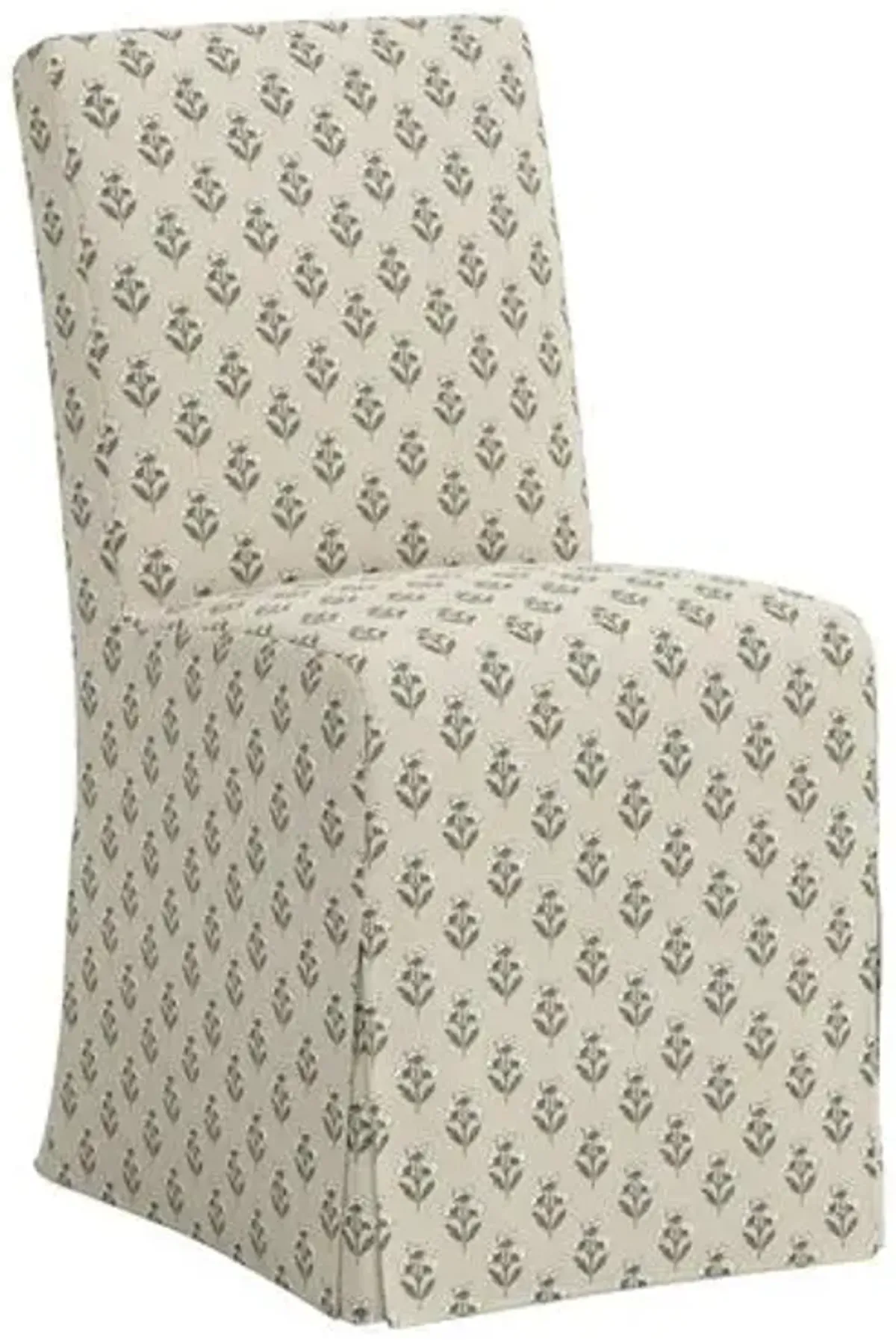 Lindy Slipcover Dining Chair - Francie - Green