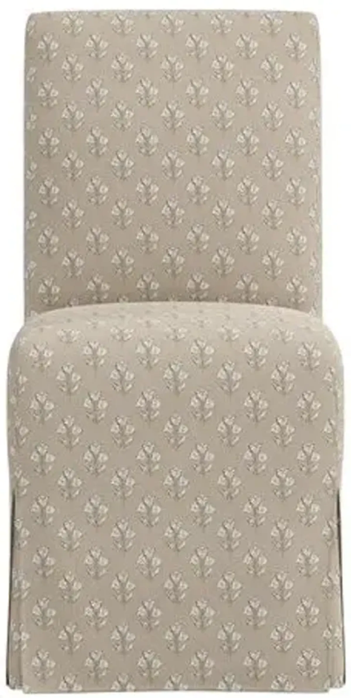 Lindy Slipcover Dining Chair - Francie - Brown