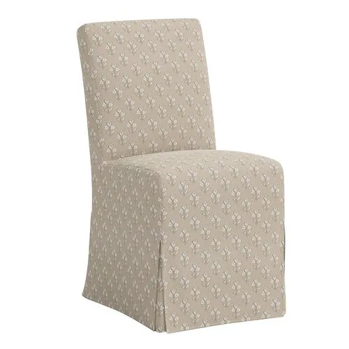 Lindy Slipcover Dining Chair - Francie - Brown