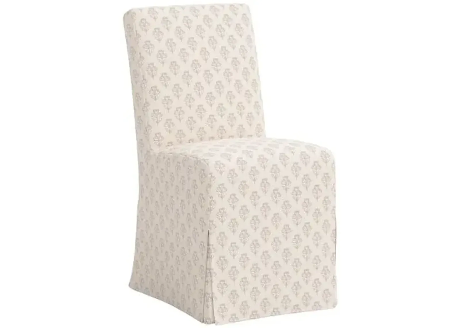 Lindy Slipcover Dining Chair - Francie - Ivory